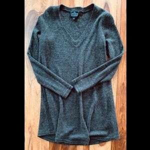 Grey Ribbed Tunic